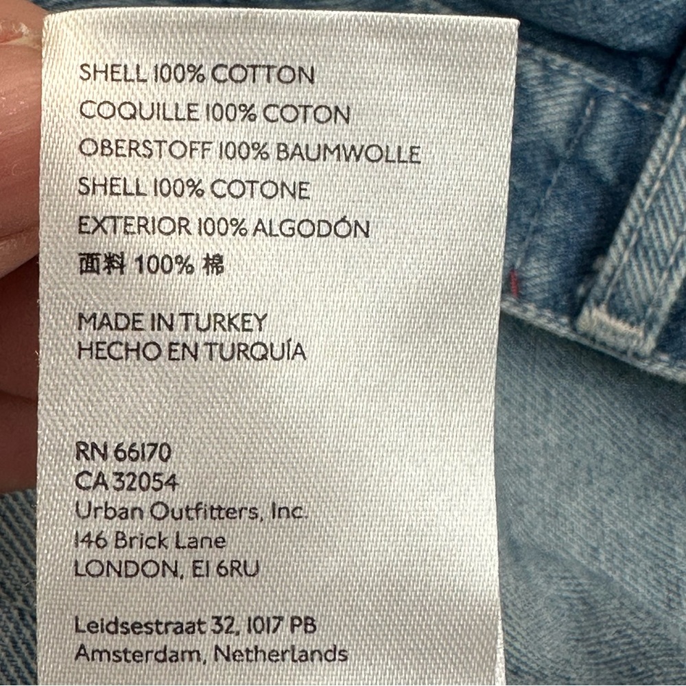 BDG Urban Outfitters High Rise Baggy Cotton Jean Women's Size 27 Lt Wash… - Picture 9 of 16